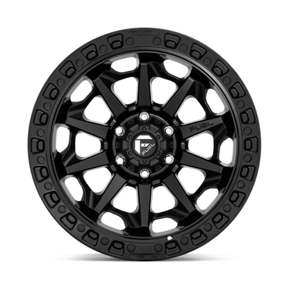 Fuel 1PC | D694 COVERT | 15.0x8.00 | 6X139.7 | -19 | MATTE BLACK