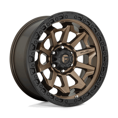 Fuel 1PC | D696 COVERT | 17.0x9.00 | 5X150 | 1 | MATTE BRONZE BLACK BEAD RING