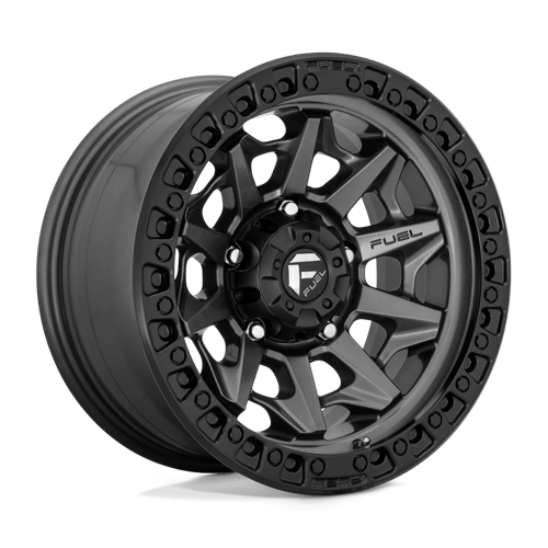 Fuel 1PC | D716 COVERT | 20.0x10.00 | 8X165.1 | -18 | MATTE GUNMETAL BLACK BEAD RING