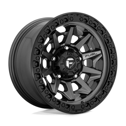Fuel 1PC | D716 COVERT | 20.0x9.00 | 5X127 | 1 | MATTE GUNMETAL BLACK BEAD RING