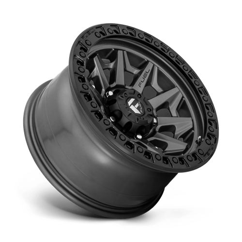 Fuel 1PC | D716 COVERT | 18.0x9.00 | 6X135 | 1 | MATTE GUNMETAL BLACK BEAD RING