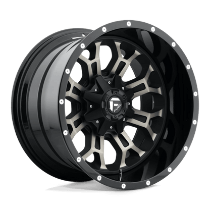 Fuel 1PC | D561 CRUSH | 17.0x9.00 | 5X114.3/5X127 | 1 | GLOSS MACH DOUBLE DARK TINT