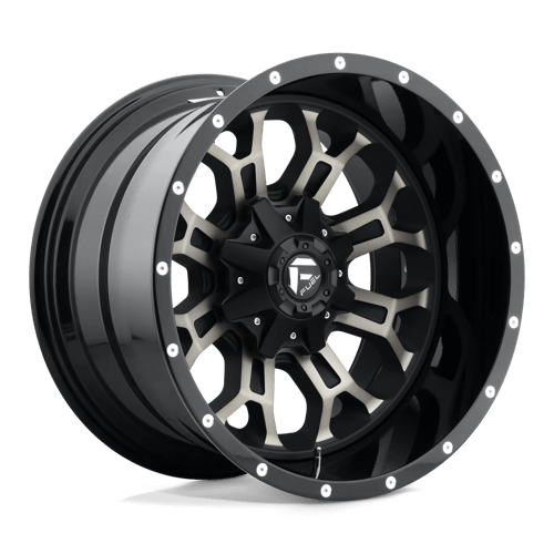 Fuel 1PC | D561 CRUSH | 20.0x9.00 | 8X180 | 20 | GLOSS MACH DOUBLE DARK TINT