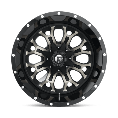 Fuel 1PC | D561 CRUSH | 18.0x9.00 | 8X170 | 1 | GLOSS MACH DOUBLE DARK TINT