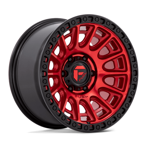Fuel 1PC | D834 CYCLE | 17.0x8.50 | 5X130 | 30 | CANDY RED W/ BLACK RING