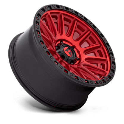 Fuel 1PC | D834 CYCLE | 20.0x9.00 | 6X135 | 1 | CANDY RED W/ BLACK RING