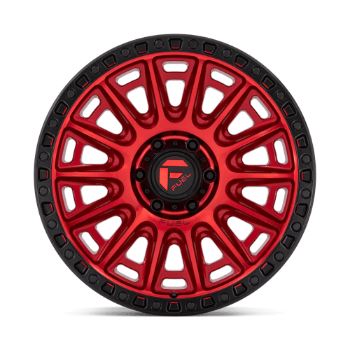 Fuel 1PC | D834 CYCLE | 20.0x9.00 | 6X135 | 1 | CANDY RED W/ BLACK RING