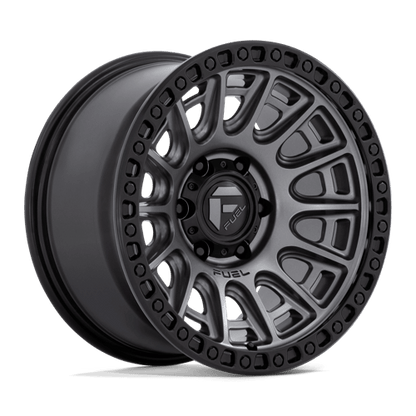 Fuel 1PC | D835 CYCLE | 17.0x9.00 | 6X139.7 | -12 | MATTE GUNMETAL W/ BLACK RING