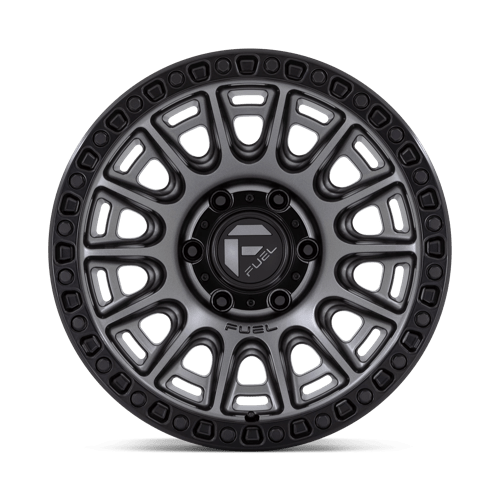 Fuel 1PC | D835 CYCLE | 17.0x8.50 | 6X114.3 | 34 | MATTE GUNMETAL W/ BLACK RING