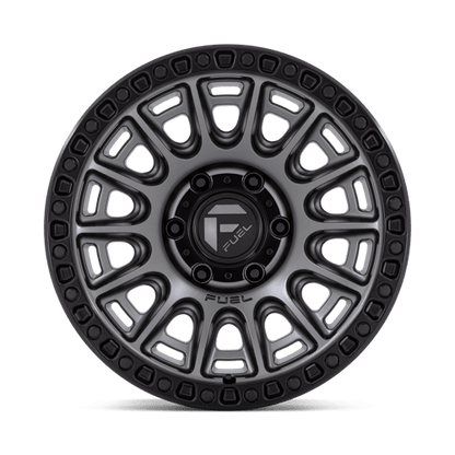 Fuel 1PC | D835 CYCLE | 17.0x8.50 | 6X114.3 | 34 | MATTE GUNMETAL W/ BLACK RING
