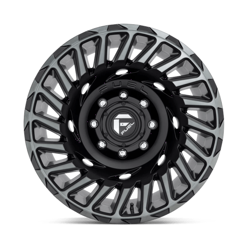 Fuel 1PC | D683 CYCLONE | 18.0x9.00 | 6X139.7 | -12 | MATTE MACH DOUBLE DARK TINT