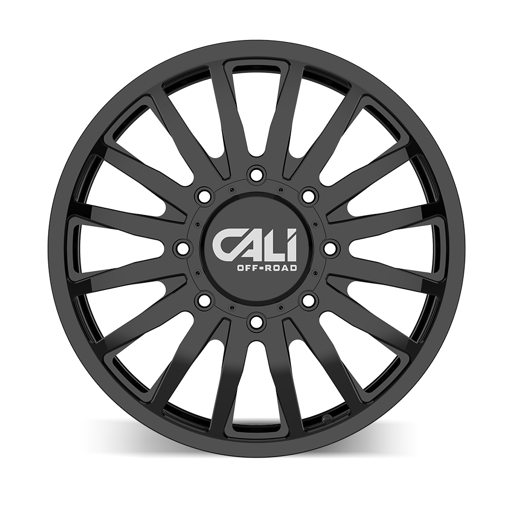 CALI OFF-ROAD SUMMIT DUALLY GLOSS BLACK | 20x8.25 | 8x200 | 115mm | 9110D-2877GBF115