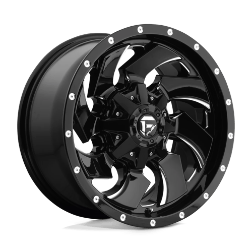 Fuel 1PC | D574 CLEAVER | 20.0x12.00 | 8X170 | -44 | GLOSS BLACK MILLED