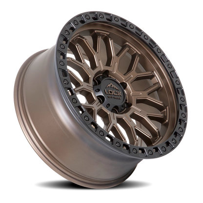 COMBAT | 17X9 | 5X127 | +1 | MATTE BRONZE W MATTE BLACK RING | COMBAT-7957MRMBR - Image 2