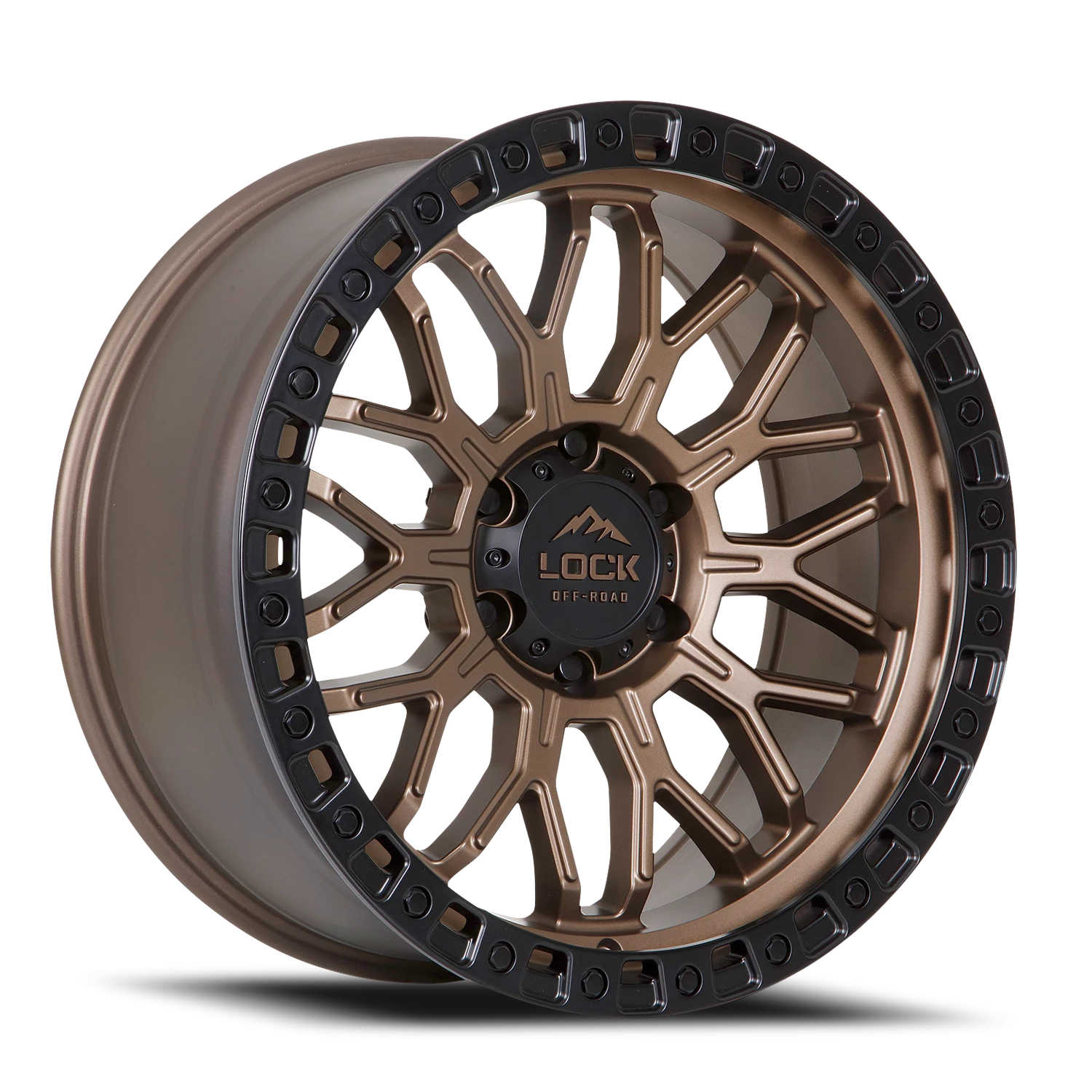 COMBAT | 20X10 | 8X180 | -18 | MATTE BRONZE W MATTE BLACK RING | COMBAT-2188MRMBR