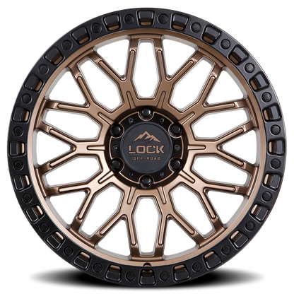 COMBAT | 20X10 | 8X180 | -18 | MATTE BRONZE W MATTE BLACK RING | COMBAT-2188MRMBR - Image 3