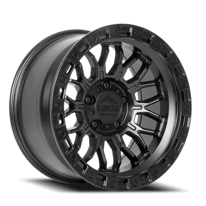 COMBAT | 20X9 | 5X127 | +0 | MATTE BLACK W MATTE BLACK RING | COMBAT-2957MB