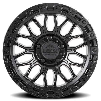 COMBAT | 17X9 | 6X135 | +1 | MATTE BLACK W MATTE BLACK RING | COMBAT-7963MB - Image 3