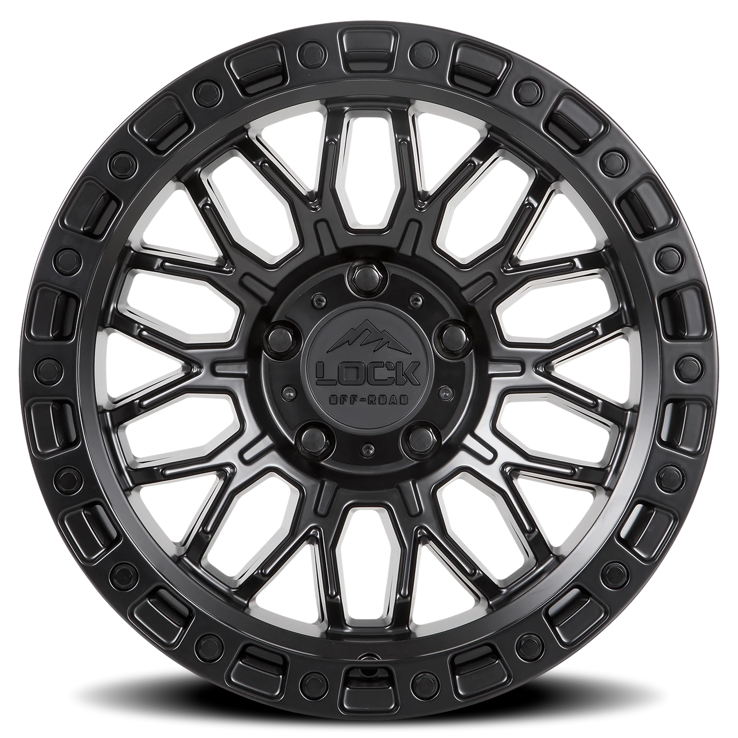 COMBAT | 20X10 | 8X165.1 | -18 | MATTE BLACK W MATTE BLACK RING | COMBAT-2186MB - Image 3