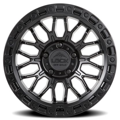 COMBAT | 20X10 | 8X180 | -18 | MATTE BLACK W MATTE BLACK RING | COMBAT-2188MB - Image 3