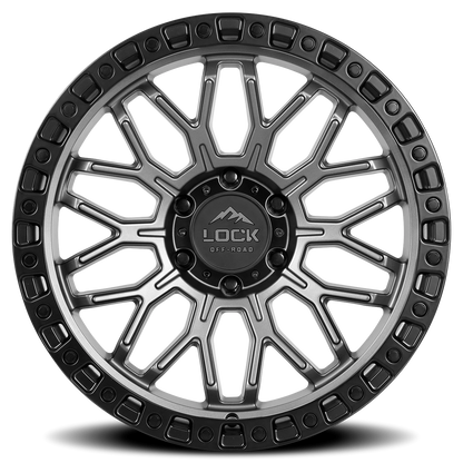 COMBAT | 20X9 | 5X127 | +0 | MATTE GREY W MATTE BLACK RING | COMBAT-2957MGMBRR - Image 3