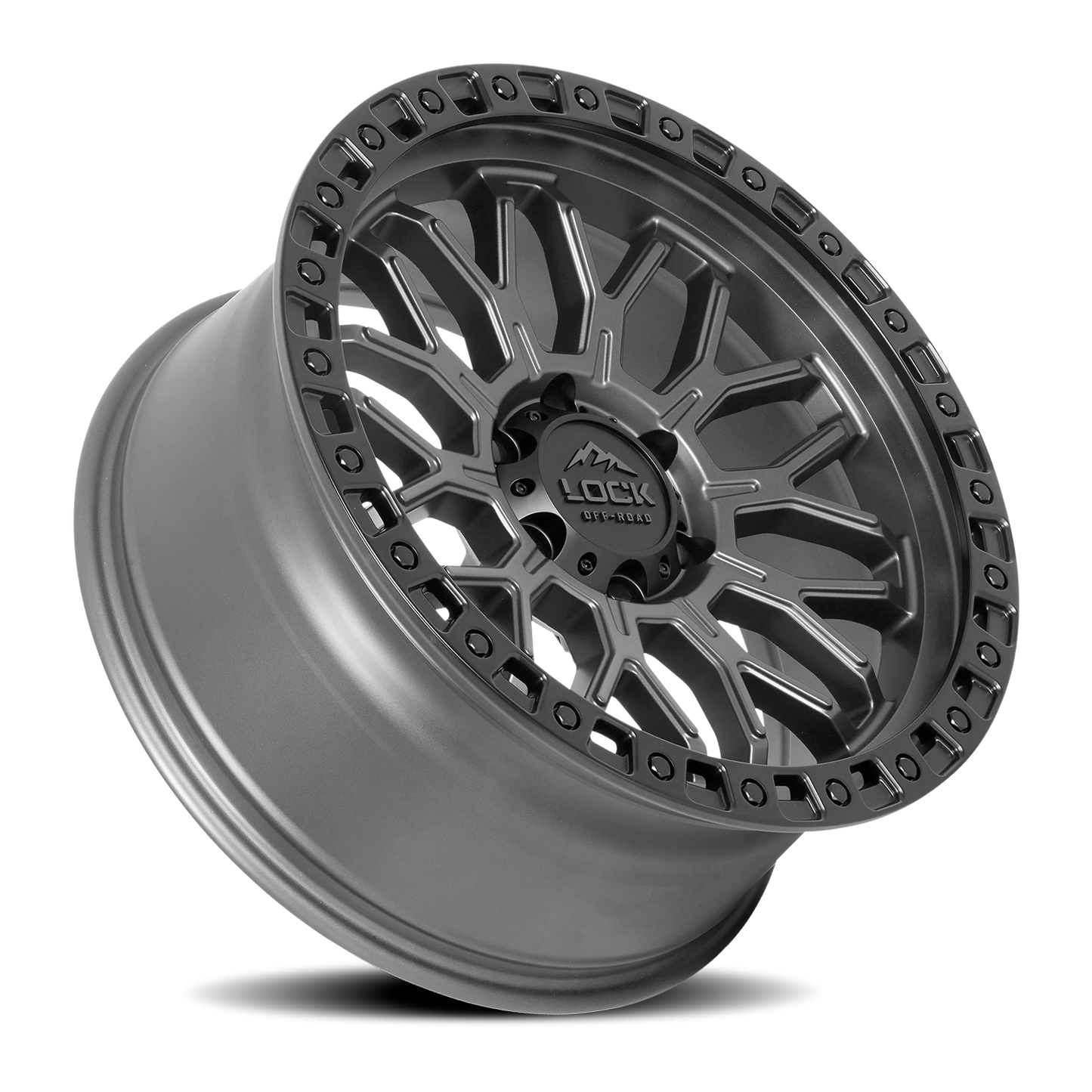 COMBAT | 17X9 | 6X139.7 | -12 | MATTE GREY W MATTE BLACK RING | COMBAT-7969MGMBR12N - Image 2