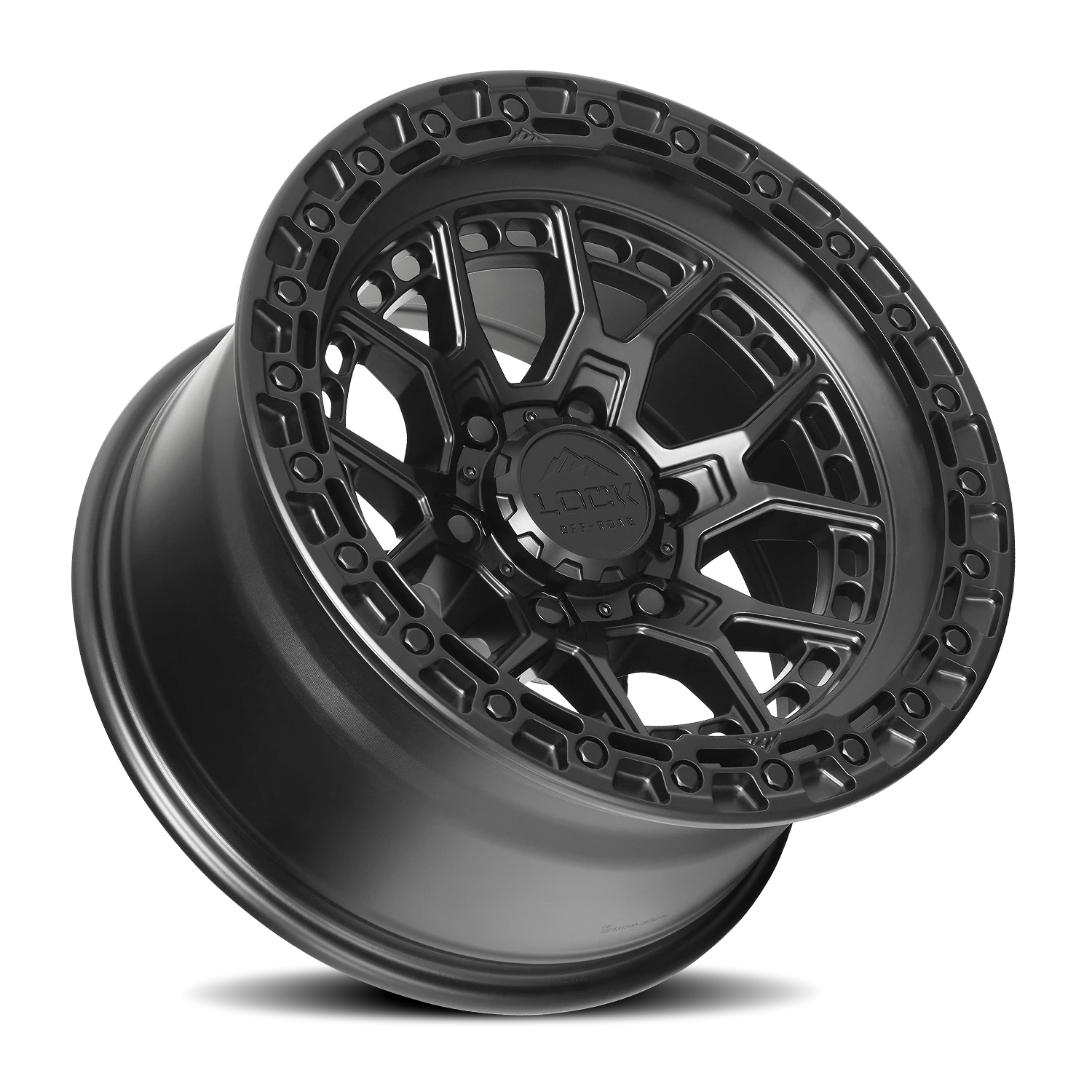 COMMANDO | 17X9 | 5X127 | -12 | MATTE BLACK W MATTE BLACK RING | COMMANDO-7957MB12N - Image 2