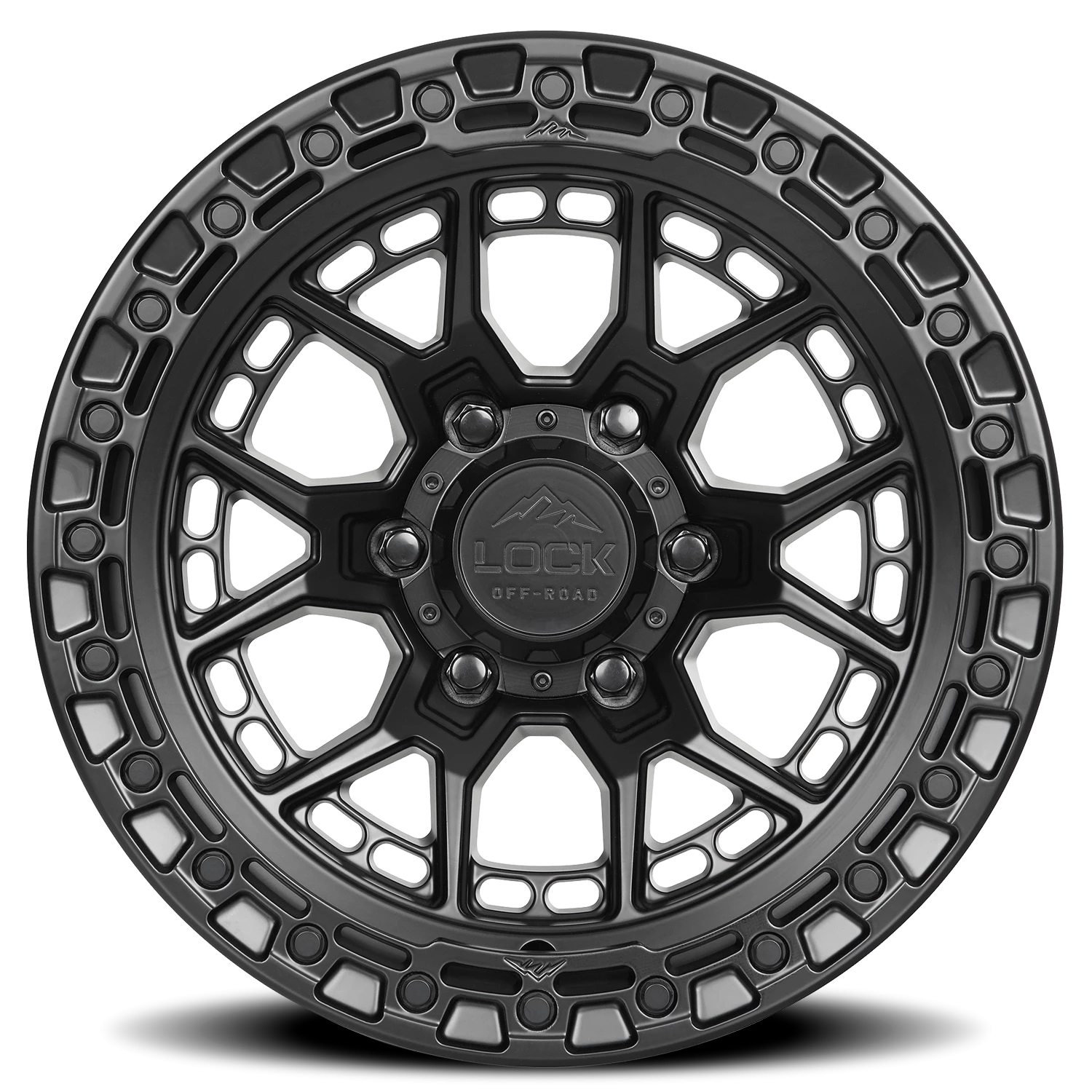 COMMANDO | 17X9 | 5X127 | -12 | MATTE BLACK W MATTE BLACK RING | COMMANDO-7957MB12N - Image 3