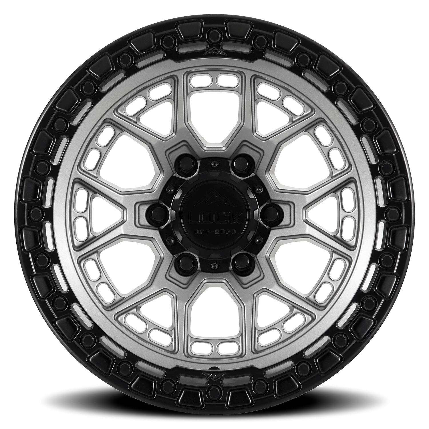COMMANDO | 17X9 | 5X127 | -12 | MATTE GREY W MATTE BLACK RING | COMMANDO-7957MGMBR12N - Image 3
