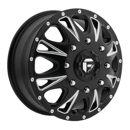 Fuel 1PC | D513 THROTTLE | 17.0x6.50 | 8X200 | 129 | MATTE BLACK MILLED