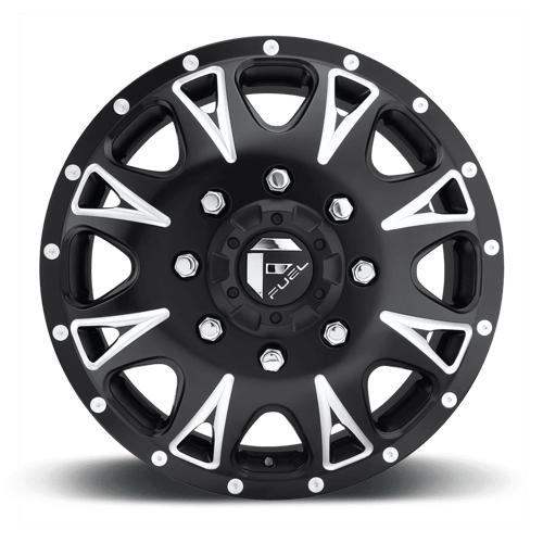 Fuel 1PC | D513 THROTTLE | 17.0x6.50 | 8X165.1 | 129 | MATTE BLACK MILLED