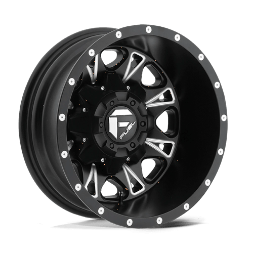 Fuel 1PC | D513 THROTTLE | 17.0x6.50 | 8X165.1 | -140 | MATTE BLACK MILLED