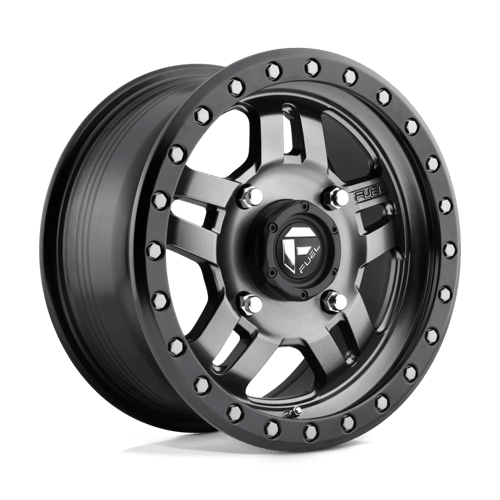 Fuel UTV | D558 ANZA | 15.0x7.00 | 4X137 | 13 | MATTE GUNMETAL BLACK BEAD RING