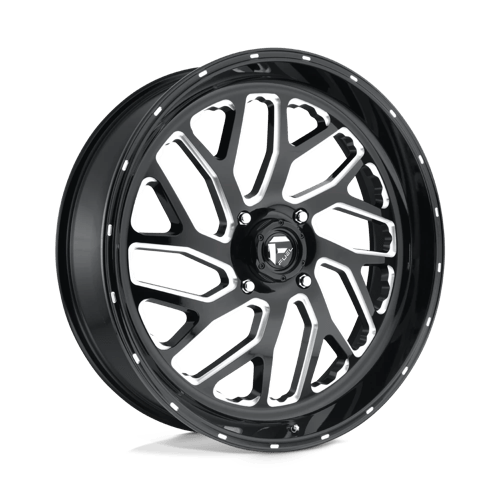 Fuel UTV | D581 TRITON | 24.0x7.00 | 4X156 | 13 | GLOSS BLACK MILLED