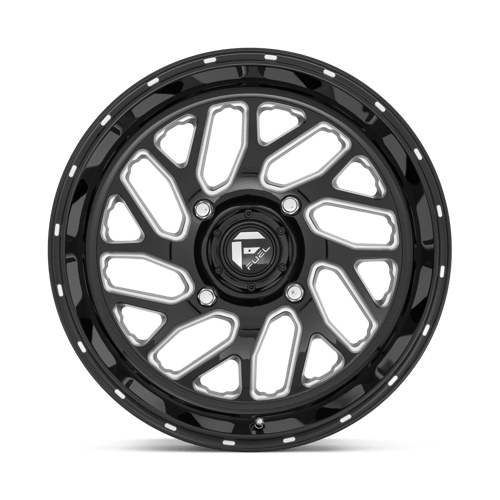 Fuel UTV | D581 TRITON | 16.0x7.00 | 4X156 | 13 | GLOSS BLACK MILLED