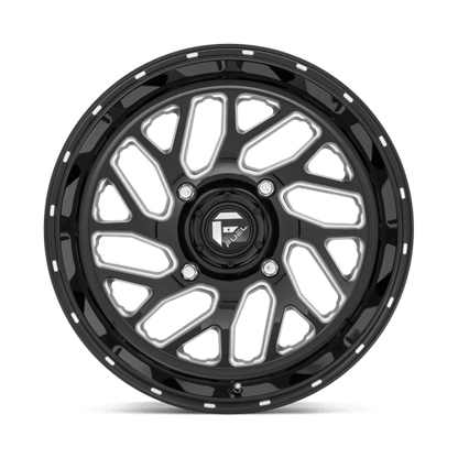 Fuel UTV | D581 TRITON | 16.0x7.00 | 4X137 | 13 | GLOSS BLACK MILLED