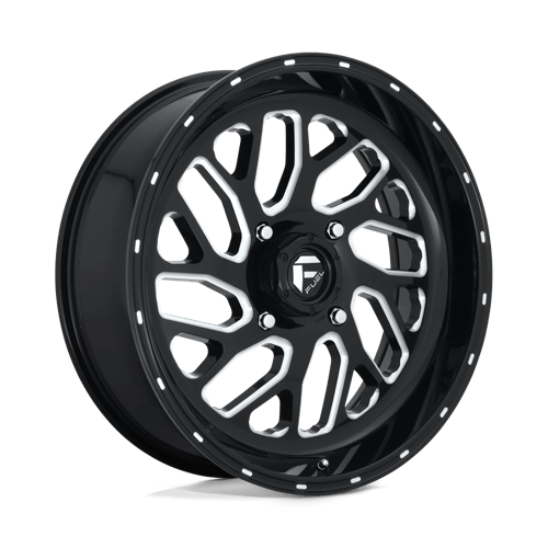 Fuel UTV | D581 TRITON | 20.0x7.00 | 4X156 | 13 | GLOSS BLACK MILLED