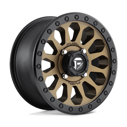 Fuel UTV | D600 VECTOR UTV | 14.0x7.00 | 4X137 | 38 | MATTE BRONZE BLACK BEAD RING