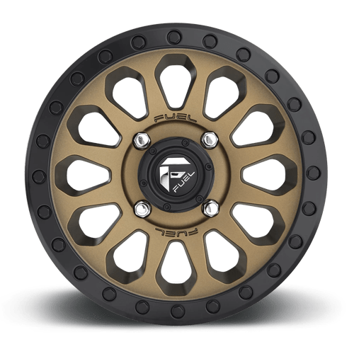 Fuel UTV | D600 VECTOR UTV | 15.0x7.00 | 4X137 | 38 | MATTE BRONZE BLACK BEAD RING
