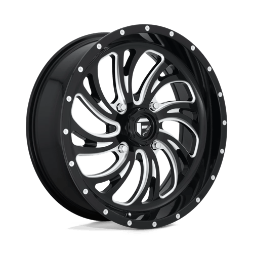 Fuel UTV | D641 KOMPRESSOR UTV | 18.0x7.00 | 4X156 | 13 | GLOSS BLACK MILLED