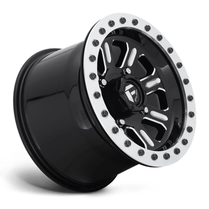 Fuel UTV | D910 HARDLINE BEADLOCK | 15.0x7.00 | 4X137 | 38 | GLOSS BLACK MILLED
