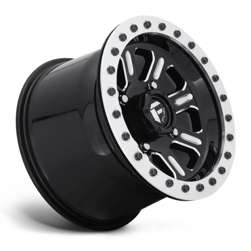 Fuel UTV | D910 HARDLINE BEADLOCK | 15.0x10.00 | 4X137 | 25 | GLOSS BLACK MILLED
