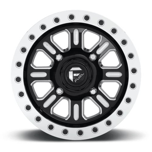 Fuel UTV | D910 HARDLINE BEADLOCK | 15.0x7.00 | 4X137 | 38 | GLOSS BLACK MILLED