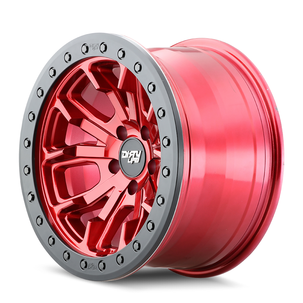 DIRTY LIFE DT-1 GLOSS CRIMSON CANDY RED | 17x9 | 8-170 | -12mm | 9303-7970R12