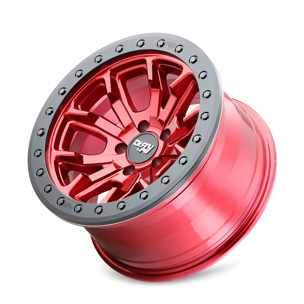 DIRTY LIFE DT-1 GLOSS CRIMSON CANDY RED | 17x9 | 6x135 | -12mm | 9303-7936R12