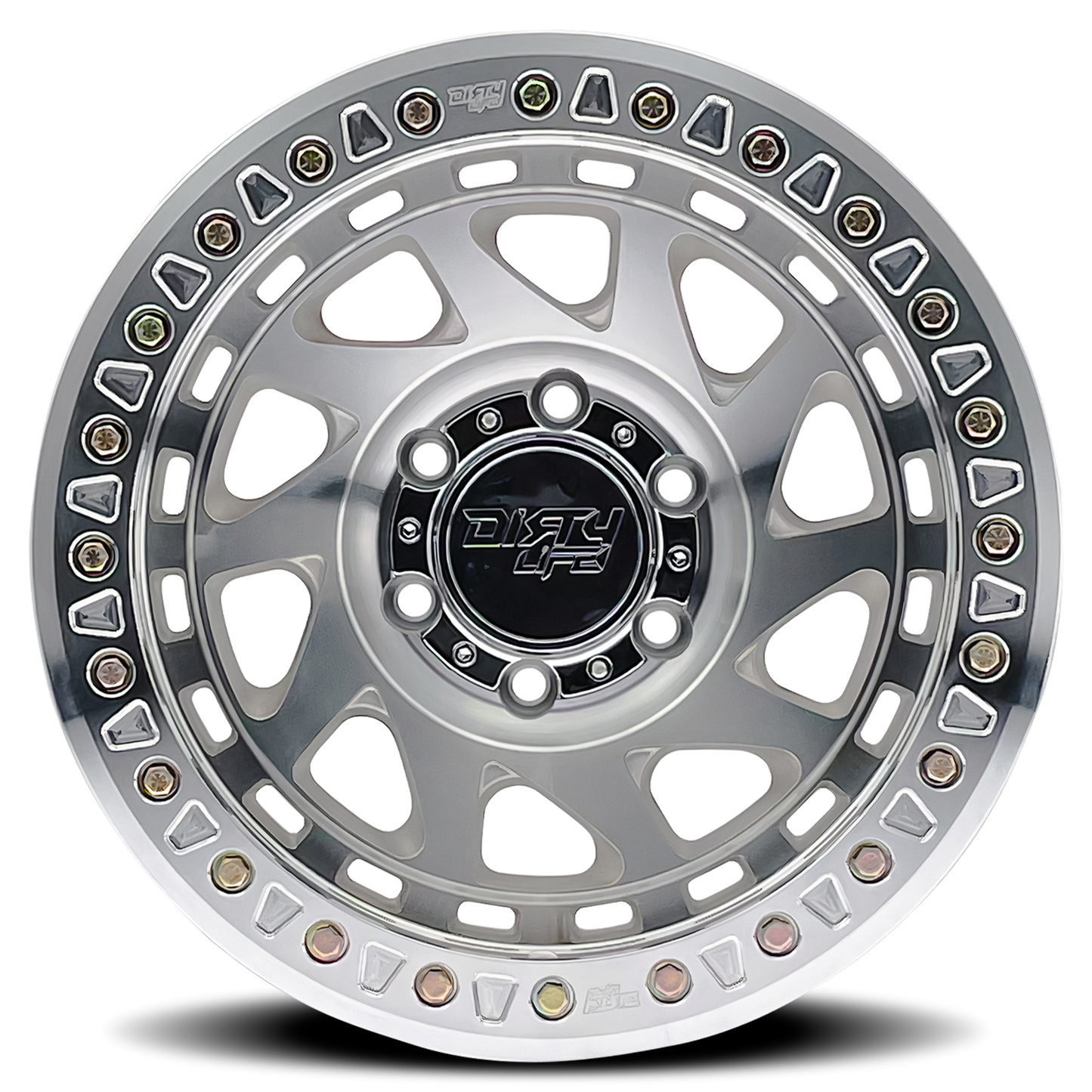 DIRTY LIFE ENIGMA RACE MACHINED | 17x9 | 6x139.7 | -12mm | 9313-7983M12