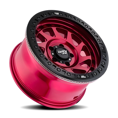 DIRTY LIFE ENIGMA RACE GLOSS CRIMSON CANDY RED | 17x9 | 6-139.7 | -38mm | 9313-7983R38