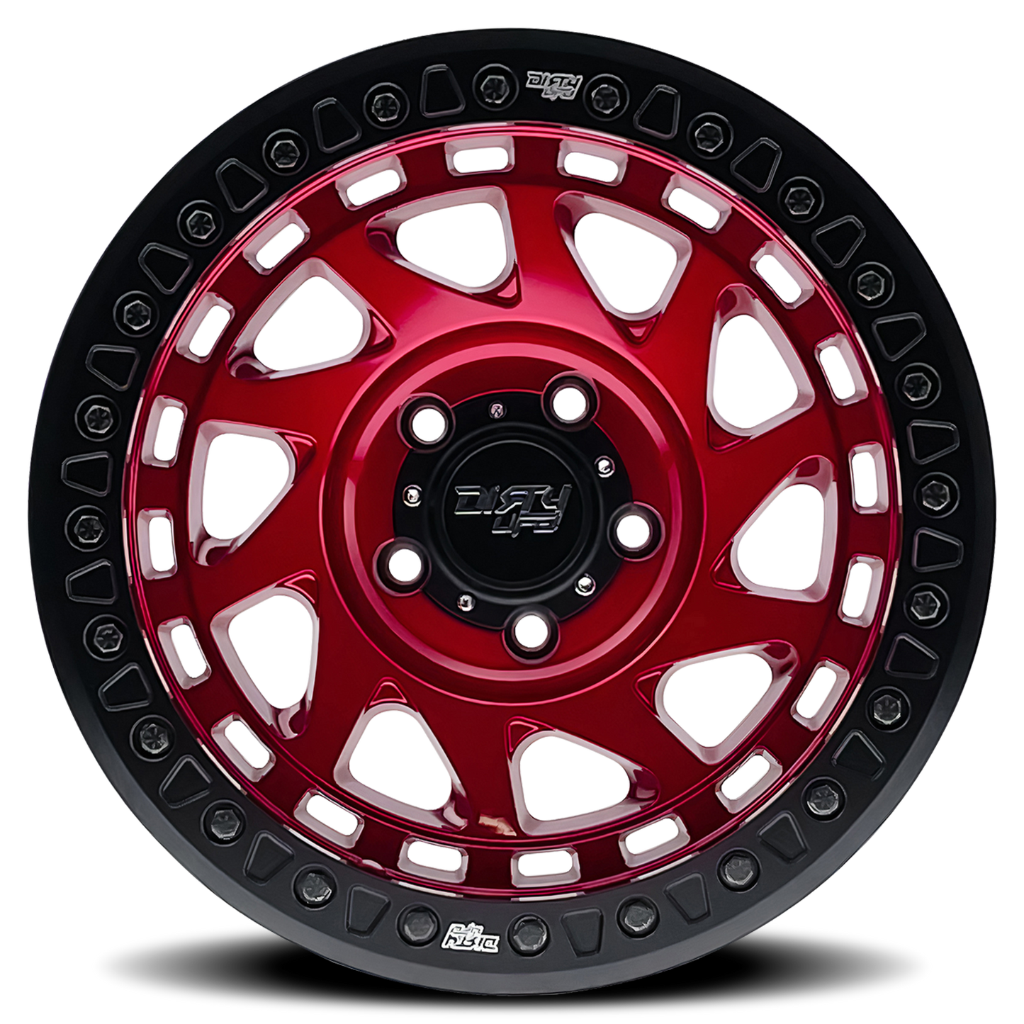 DIRTY LIFE ENIGMA RACE GLOSS CRIMSON CANDY RED | 17x9 | 5-127 | -38mm | 9313-7973R38