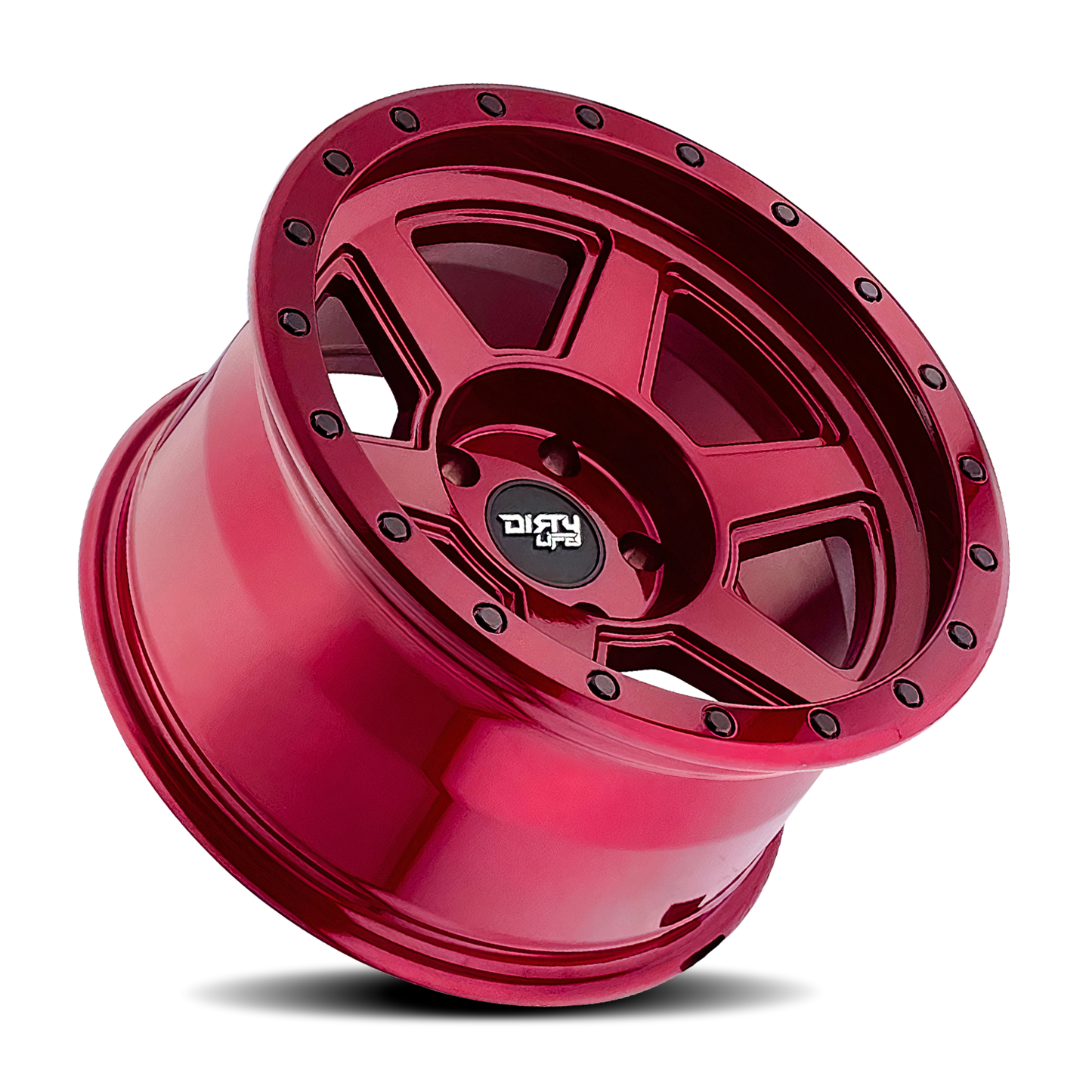 DIRTY LIFE COMPOUND GLOSS CRIMSON CANDY RED | 17x9 | 5x139.7