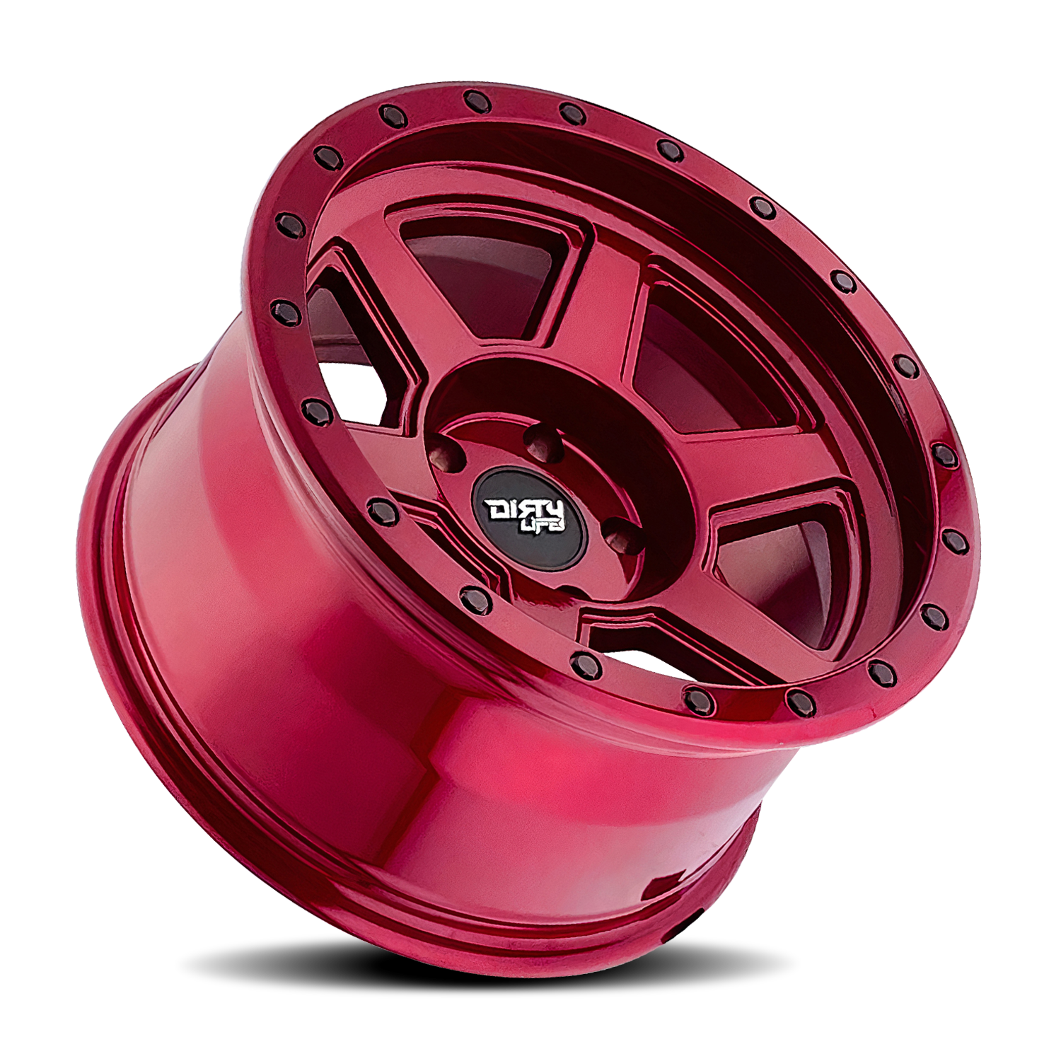 DIRTY LIFE COMPOUND GLOSS CRIMSON CANDY RED | 17x9 | 5x139.7